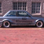 Bmw e30 m42 turbo with custom boy and narrow wides